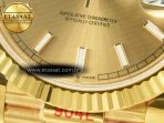 Rolex DayDate 40 228238 ARF 904L Steel Gold Stick Dial on President Bracelet VR3255 - Görsel 12