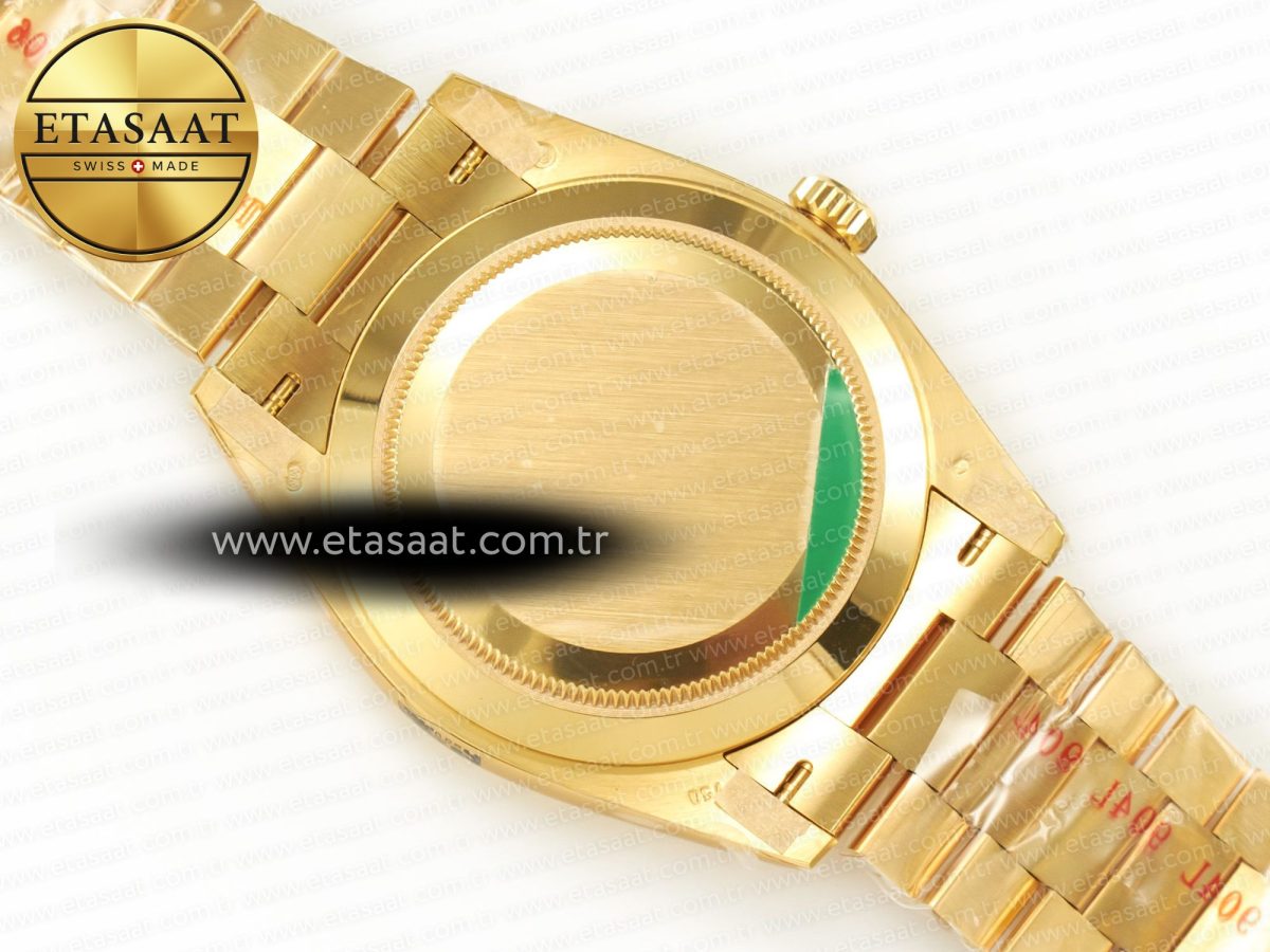 Rolex DayDate 40 228238 ARF 904L Steel Gold Stick Dial on President Bracelet VR3255 - Görsel 16