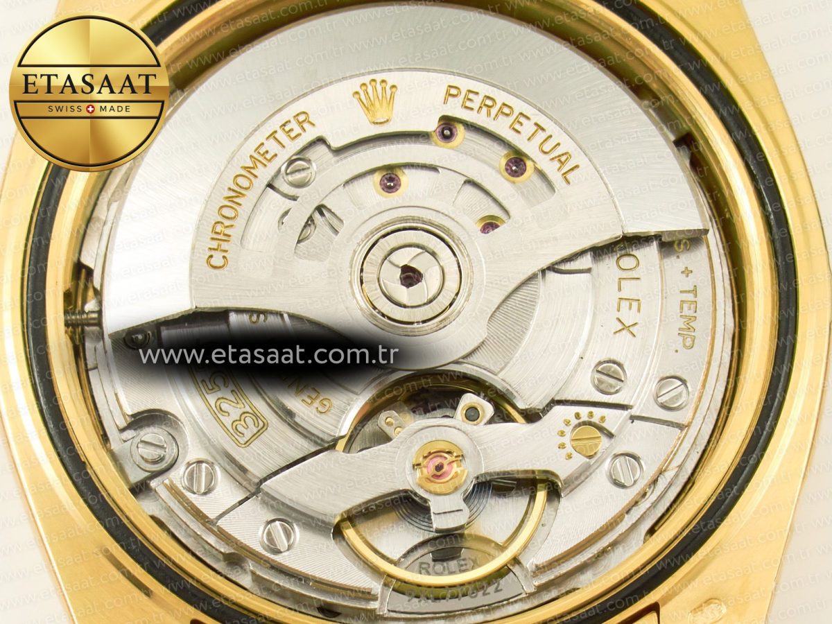 Rolex DayDate 40 228238 ARF 904L Steel Gold Stick Dial on President Bracelet VR3255 - Görsel 19