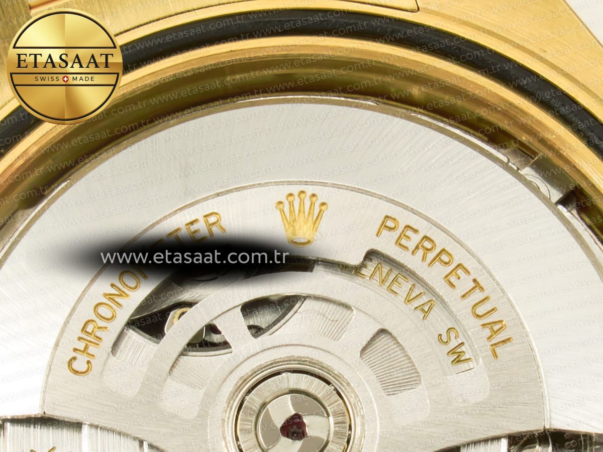 Rolex DayDate 40 228238 ARF 904L Steel Gold Stick Dial on President Bracelet VR3255 - Görsel 21