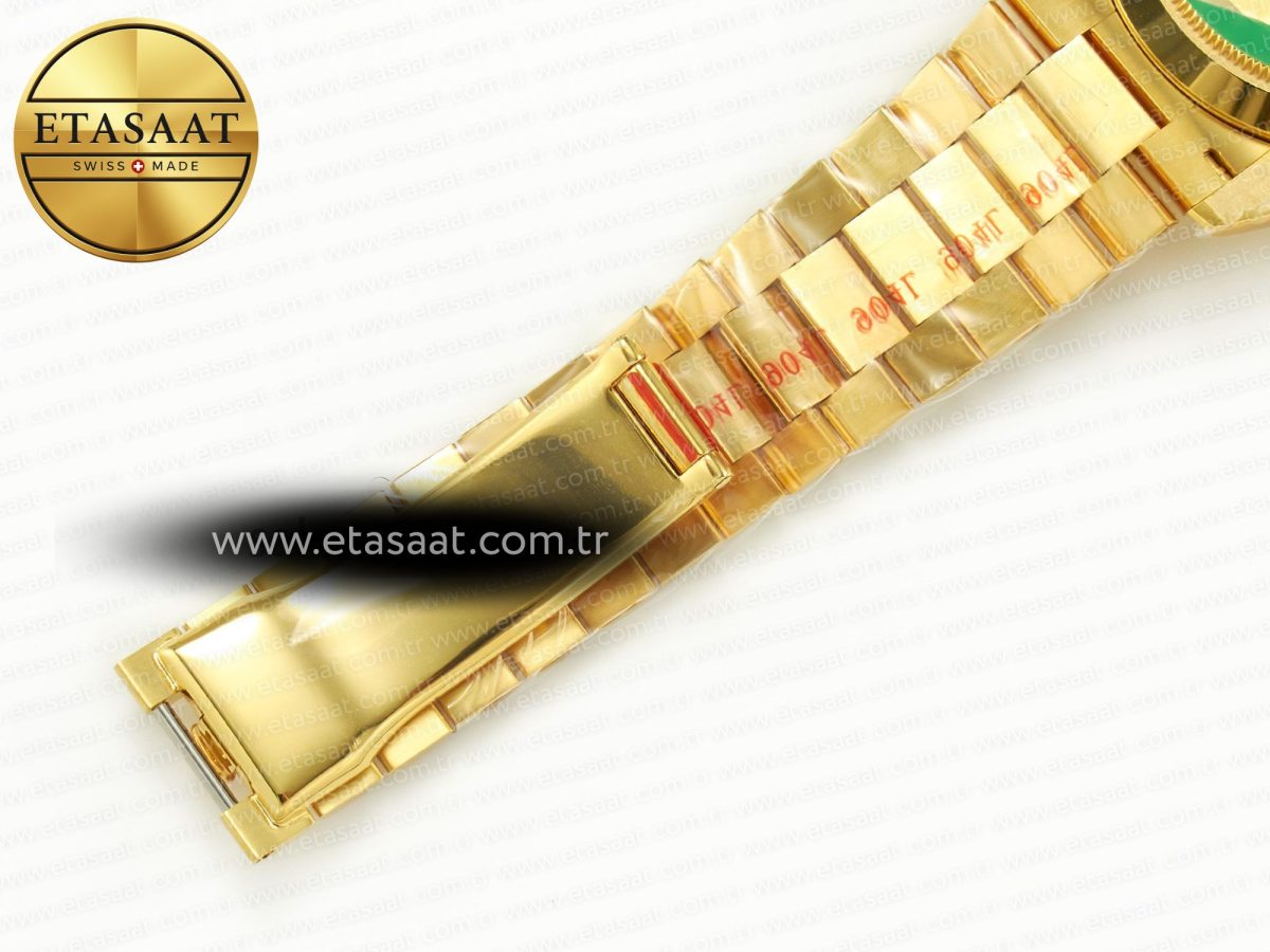 Rolex DayDate 40 228238 ARF 904L Steel Gold Stick Dial on President Bracelet VR3255 - Görsel 27