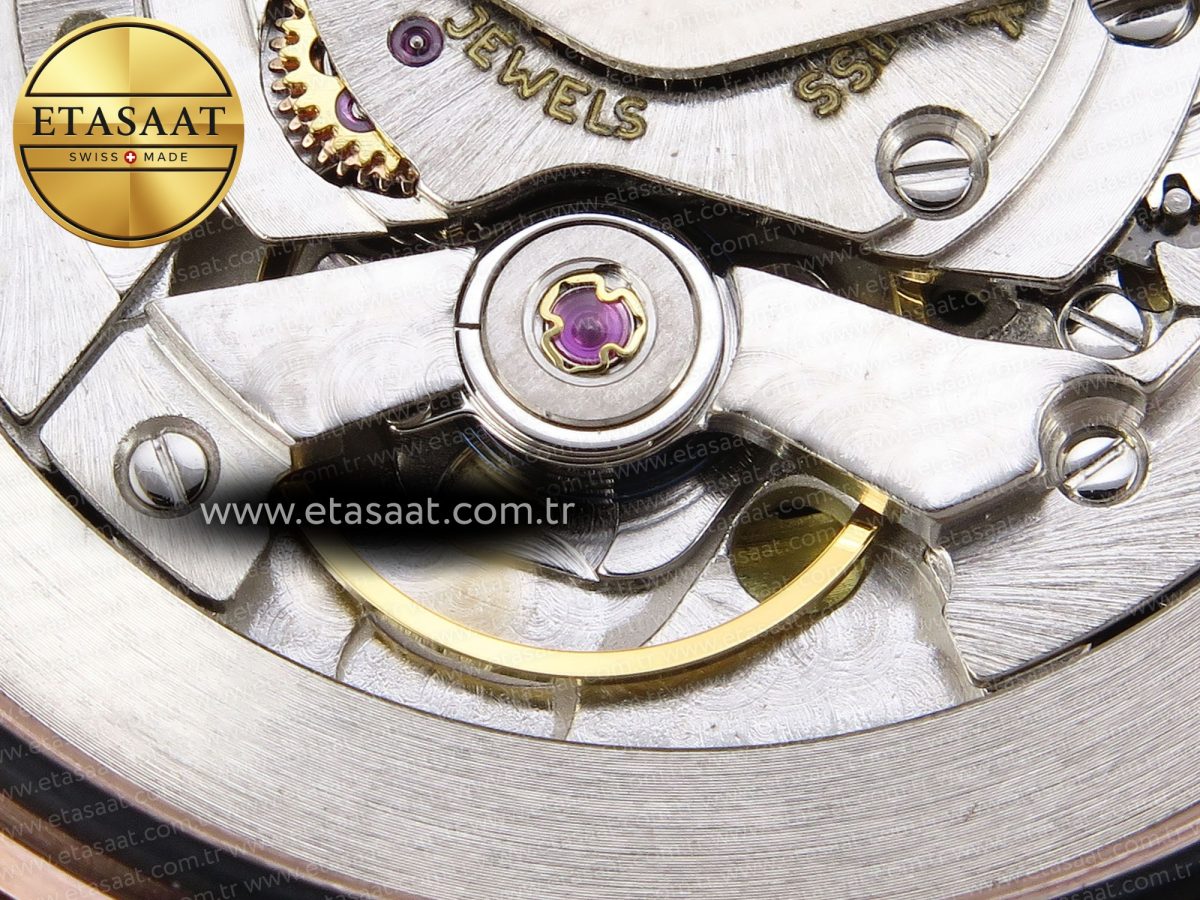 Rolex DayDate GREEN ROMAN DIAL ON PRESIDENT A2836 - Görsel 21