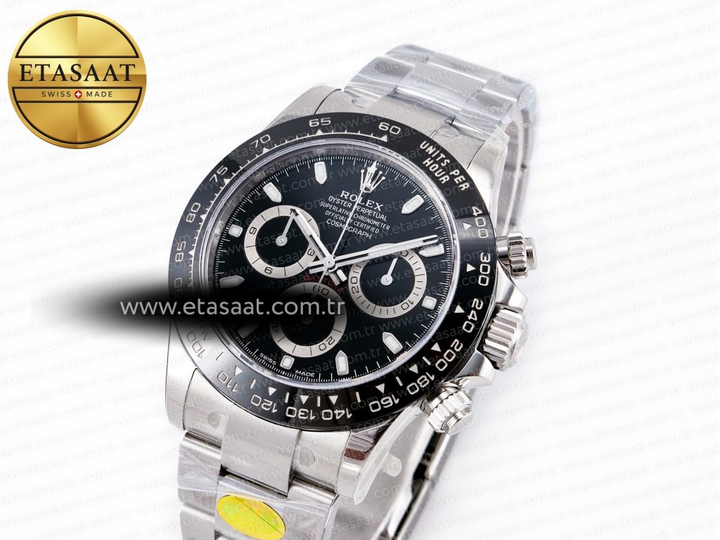 daytona 116500 ln 904l ss case zf 11 best edition black dial on 904l ss bracelet sh41302