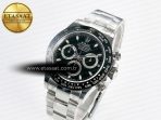 Rolex Daytona 116500 VSF 1:1 Best Edition 904L Steel Black Dial on SS Braclet DD4130