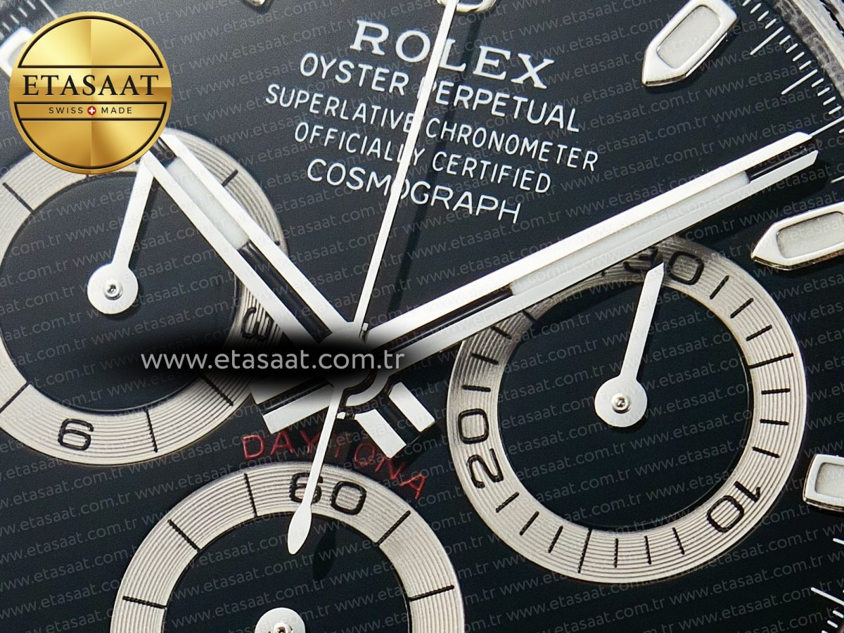 Rolex Daytona 116500 VSF 1:1 Best Edition 904L Steel Black Dial on SS Braclet DD4130 - Görsel 13