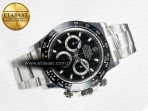 Rolex Daytona 116500 VSF 1:1 Best Edition 904L Steel Black Dial on SS Braclet DD4130 - Görsel 8