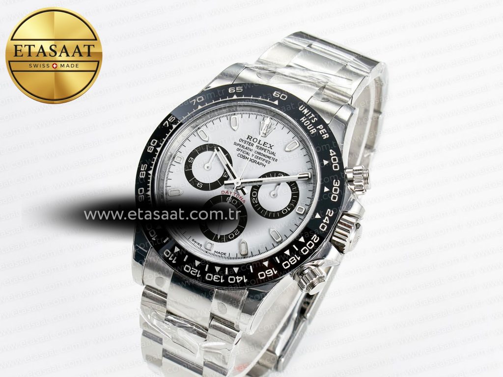 daytona 116500 vsf 11 best edition 904l steel white dial on ss braclet dd41301