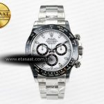 Rolex Daytona 116500 VSF Beyaz Kadran Bilezik DD4130 Eta Saat - Görsel 3 - 1:1 Süper Klon Saat