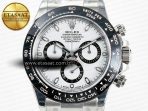 Rolex Daytona 116500 VSF 1:1 Best Edition 904L Steel White Dial on SS Braclet DD4130 - Görsel 4