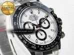 Rolex Daytona 116500 VSF 1:1 Best Edition 904L Steel White Dial on SS Braclet DD4130 - Görsel 5