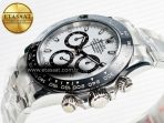 Rolex Daytona 116500 VSF 1:1 Best Edition 904L Steel White Dial on SS Braclet DD4130 - Görsel 6
