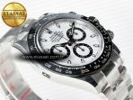 Rolex Daytona 116500 VSF 1:1 Best Edition 904L Steel White Dial on SS Braclet DD4130 - Görsel 7