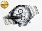 Rolex Daytona 116500 VSF 1:1 Best Edition 904L Steel White Dial on SS Braclet DD4130 - Görsel 8