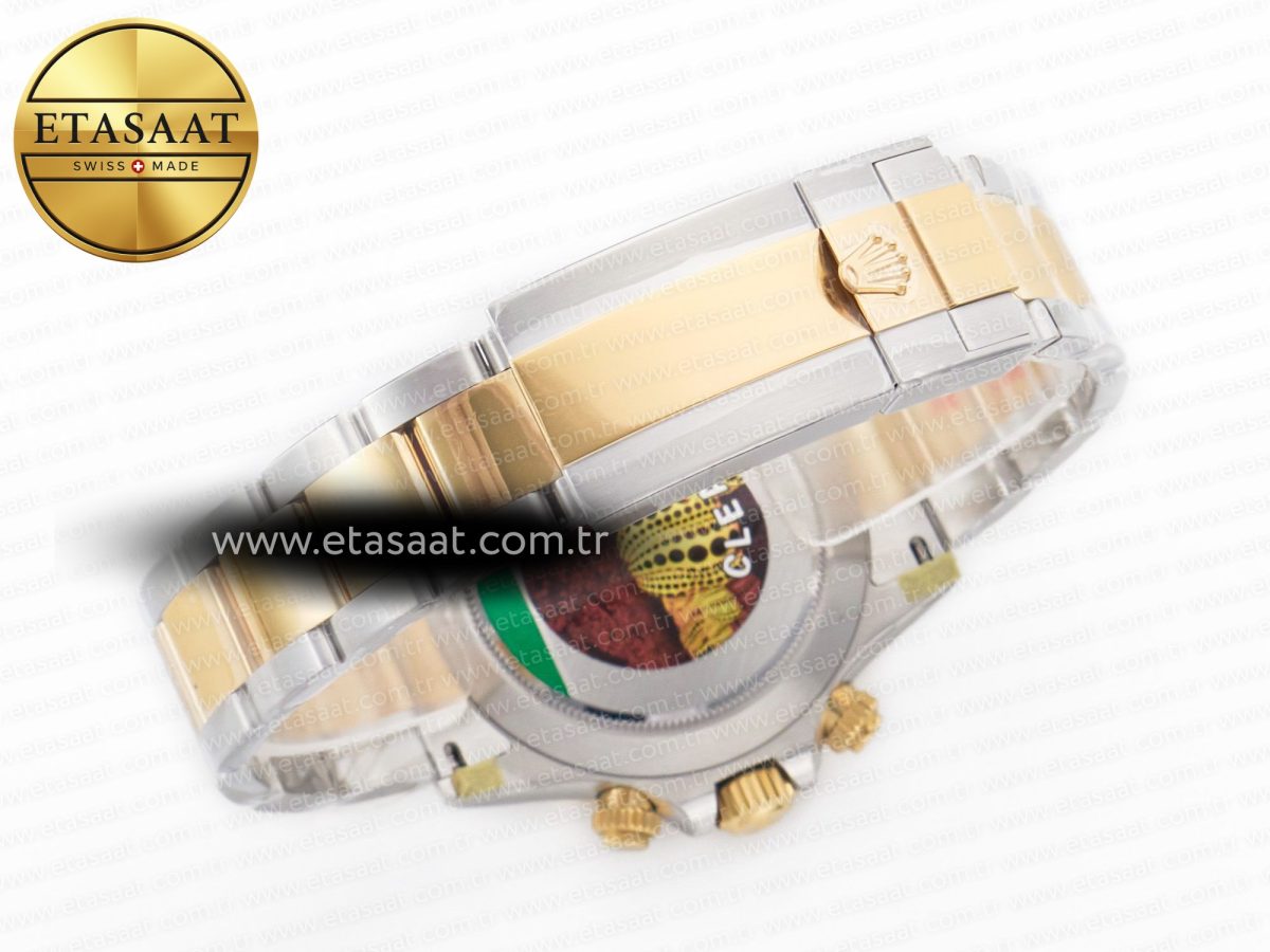 Rolex Daytona 116503 Clean 1:1 Best Edition 904L SS Case and Bracelet White Dial SA4130 - Görsel 17