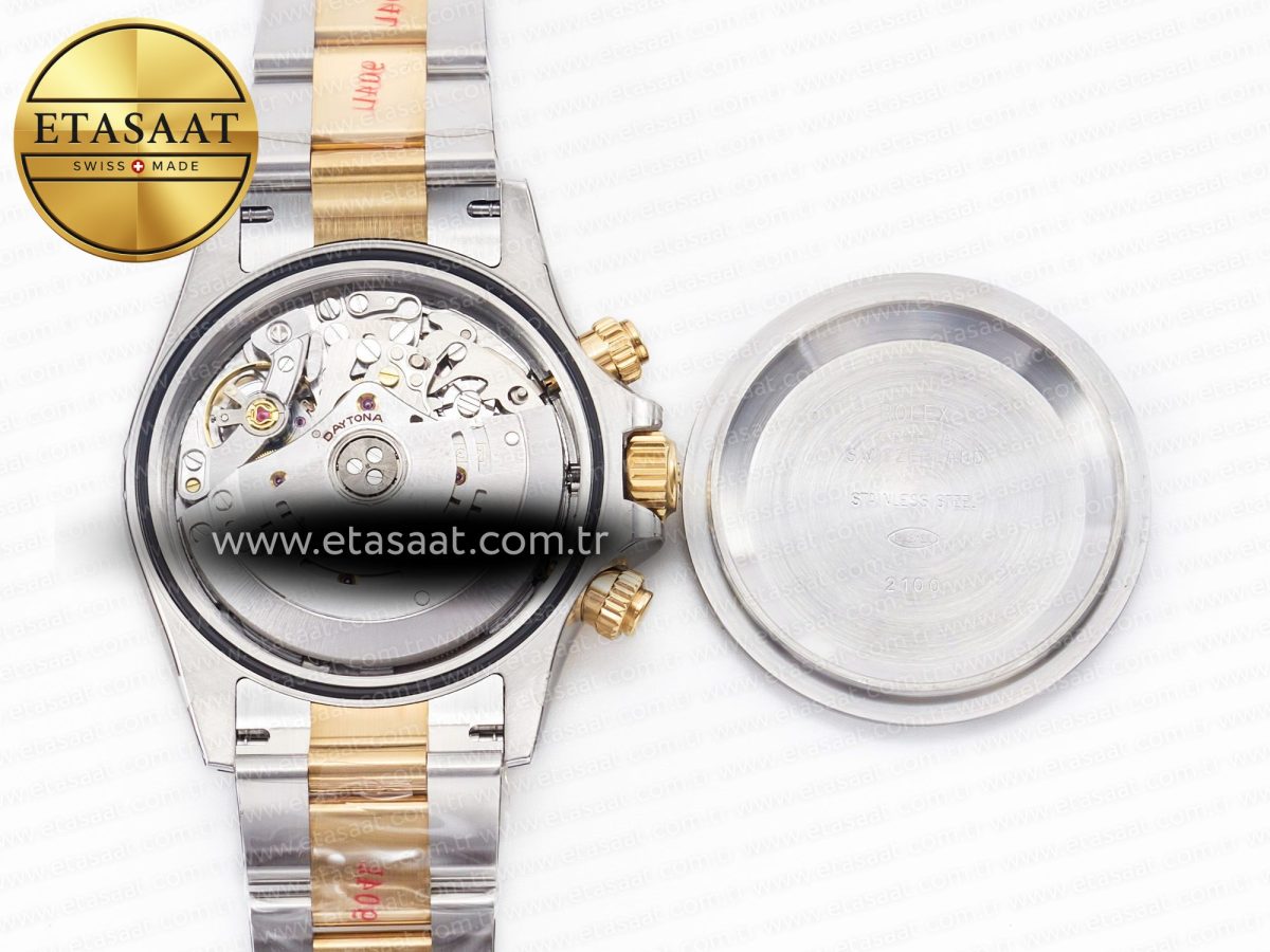 Rolex Daytona 116503 Clean 1:1 Best Edition 904L SS Case and Bracelet White Dial SA4130 - Görsel 19