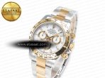 Rolex Daytona 116503 Clean 1:1 Best Edition 904L SS Case and Bracelet White Dial SA4130 - Görsel 2