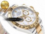 Rolex Daytona 116503 Clean 1:1 Best Edition 904L SS Case and Bracelet White Dial SA4130 - Görsel 7