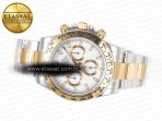 Rolex Daytona 116503 Clean 1:1 Best Edition 904L SS Case and Bracelet White Dial SA4130 - Görsel 9