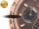 Rolex Daytona 116505 RG Clean 1:1 Best Edition Brown Stick Dial on RG Bracelet A4130 - Görsel 10