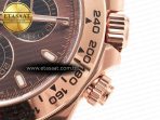 Rolex Daytona 116505 RG Clean 1:1 Best Edition Brown Stick Dial on RG Bracelet A4130 - Görsel 13