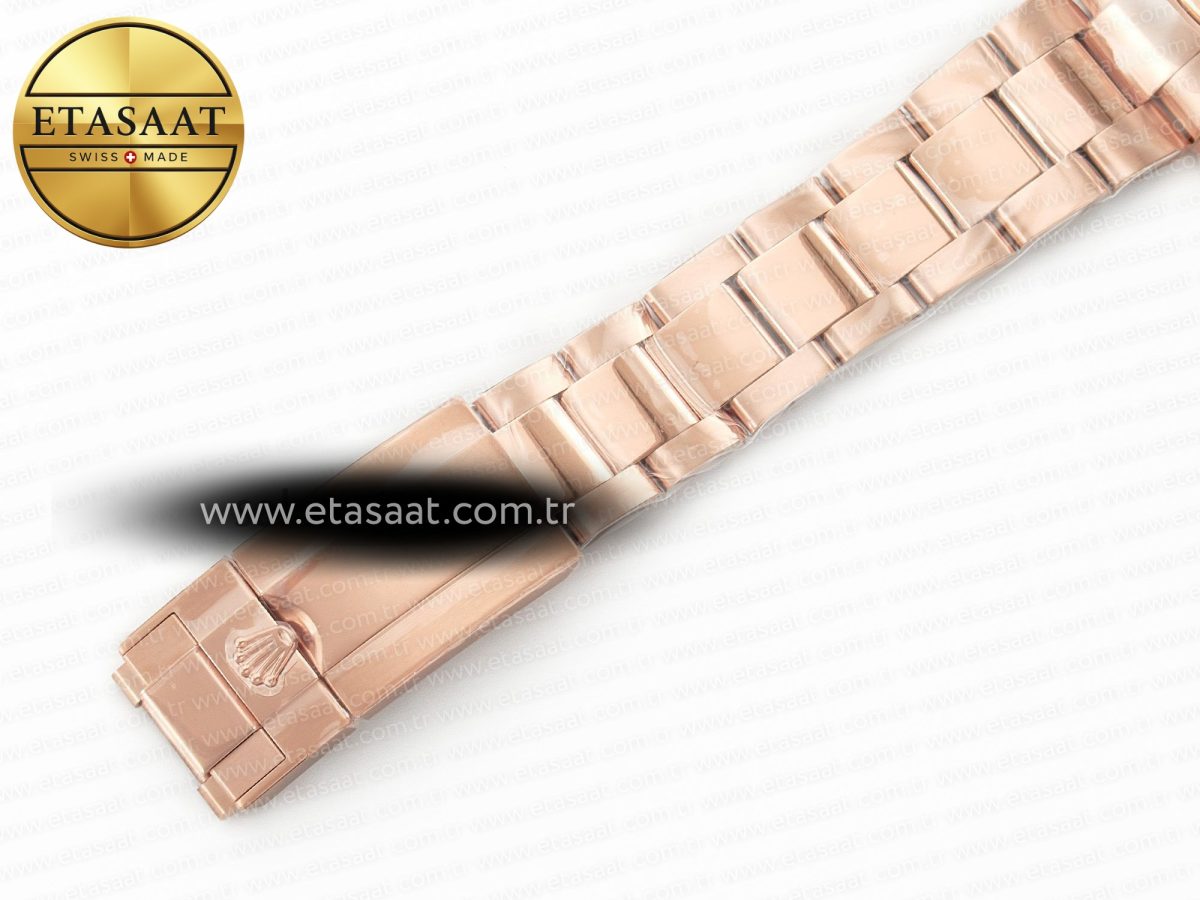 Rolex Daytona 116505 RG Clean 1:1 Best Edition Brown Stick Dial on RG Bracelet A4130 - Görsel 26