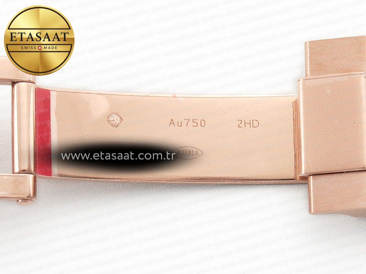 Rolex Daytona 116505 RG Clean 1:1 Best Edition Brown Stick Dial on RG Bracelet A4130 - Görsel 29