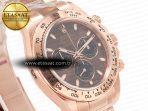 Rolex Daytona 116505 RG Clean 1:1 Best Edition Brown Stick Dial on RG Bracelet A4130 - Görsel 5