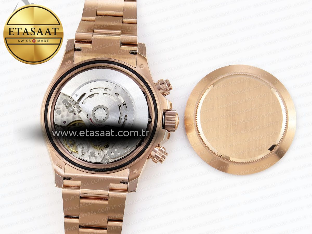 Rolex Daytona 116505 Chocolate Dial on RG A7750 - Görsel 19