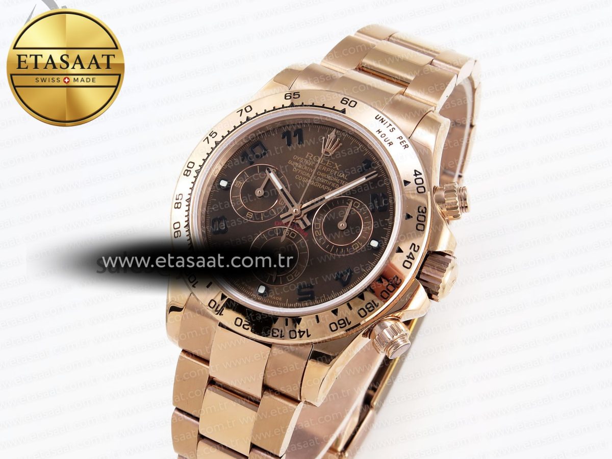Rolex Daytona 116505 Chocolate Dial on RG A7750 - Görsel 2