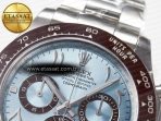 Rolex Daytona 116506 Clean 1:1 Best Edition Ice Blue Dial Arabic Markers on SS Bracelet SA4130 V2 - Görsel 10