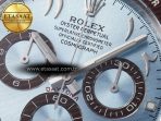 Rolex Daytona 116506 Clean 1:1 Best Edition Ice Blue Dial Arabic Markers on SS Bracelet SA4130 V2 - Görsel 12