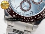 Rolex Daytona 116506 Clean 1:1 Best Edition Ice Blue Dial Arabic Markers on SS Bracelet SA4130 V2 - Görsel 14