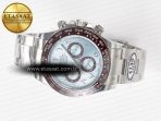 Rolex Daytona 116506 Clean 1:1 Best Edition Ice Blue Dial Arabic Markers on SS Bracelet SA4130 V2 - Görsel 9