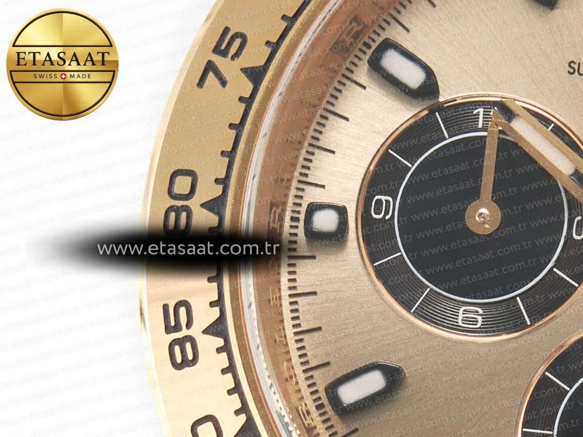 Rolex Daytona 116508 Clean Best Edition 904L Steel YG/Black Dial on YG Bracelet SA4130 - Görsel 10