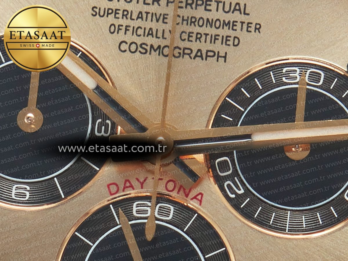 Rolex Daytona 116508 Clean Best Edition 904L Steel YG/Black Dial on YG Bracelet SA4130 - Görsel 11
