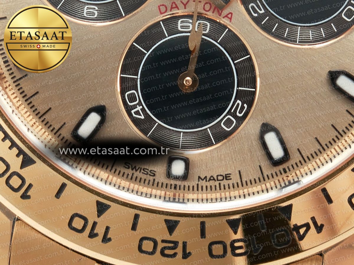 Rolex Daytona 116508 Clean Best Edition 904L Steel YG/Black Dial on YG Bracelet SA4130 - Görsel 13