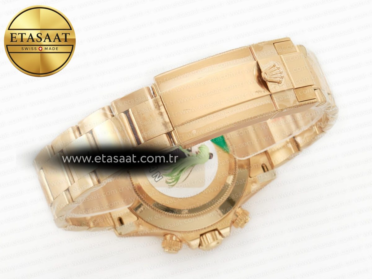 Rolex Daytona 116508 Clean Best Edition 904L Steel YG/Black Dial on YG Bracelet SA4130 - Görsel 16