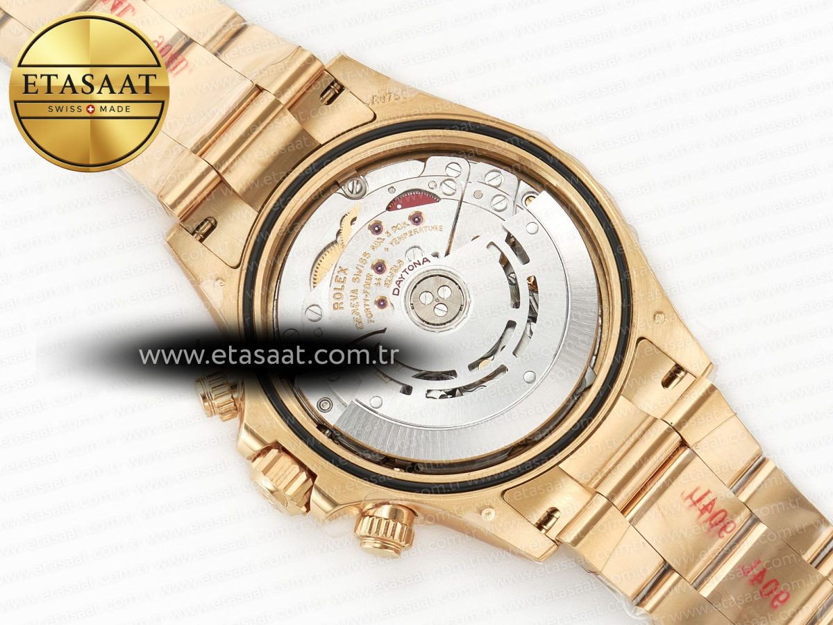 Rolex Daytona 116508 Clean Best Edition 904L Steel YG/Black Dial on YG Bracelet SA4130 - Görsel 19