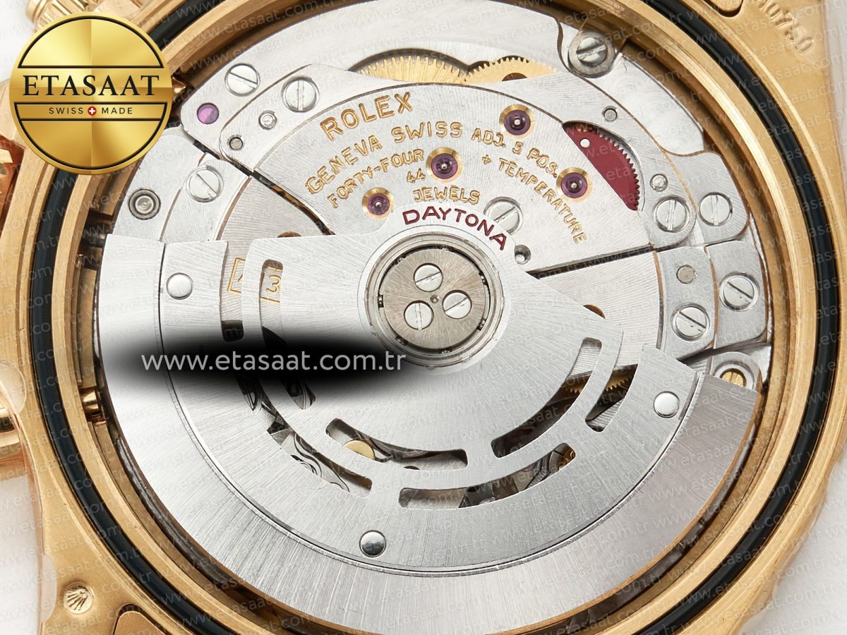 Rolex Daytona 116508 Clean Best Edition 904L Steel YG/Black Dial on YG Bracelet SA4130 - Görsel 20