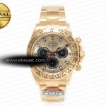 Rolex Daytona 116508 Clean YG/Siyah Kadran Bilezik SA4130 Eta Saat - Görsel 3 - 1:1 Süper Klon Saat