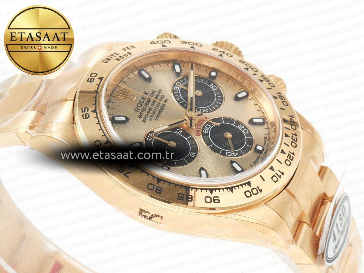 Rolex Daytona 116508 Clean Best Edition 904L Steel YG/Black Dial on YG Bracelet SA4130 - Görsel 7