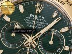 Rolex Daytona 116508 VSF 1:1 Best Edition Green Dial Steel 904L on YG Bracelet DD4130 - Görsel 11