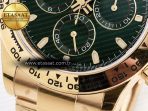 Rolex Daytona 116508 VSF 1:1 Best Edition Green Dial Steel 904L on YG Bracelet DD4130 - Görsel 13