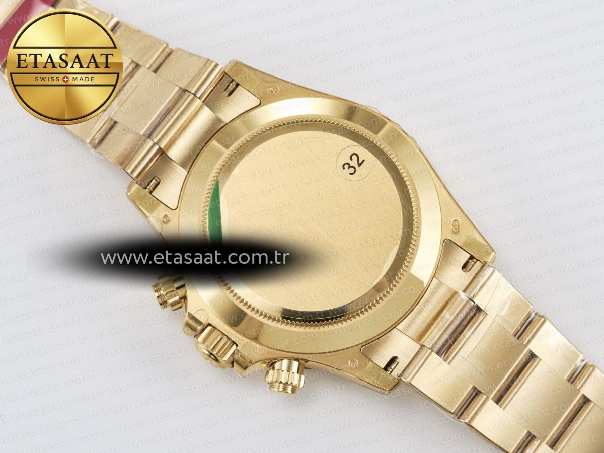 Rolex Daytona 116508 VSF 1:1 Best Edition Green Dial Steel 904L on YG Bracelet DD4130 - Görsel 18