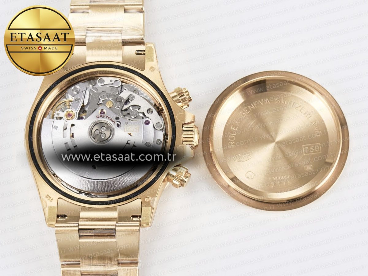 Rolex Daytona 116508 VSF 1:1 Best Edition Green Dial Steel 904L on YG Bracelet DD4130 - Görsel 19