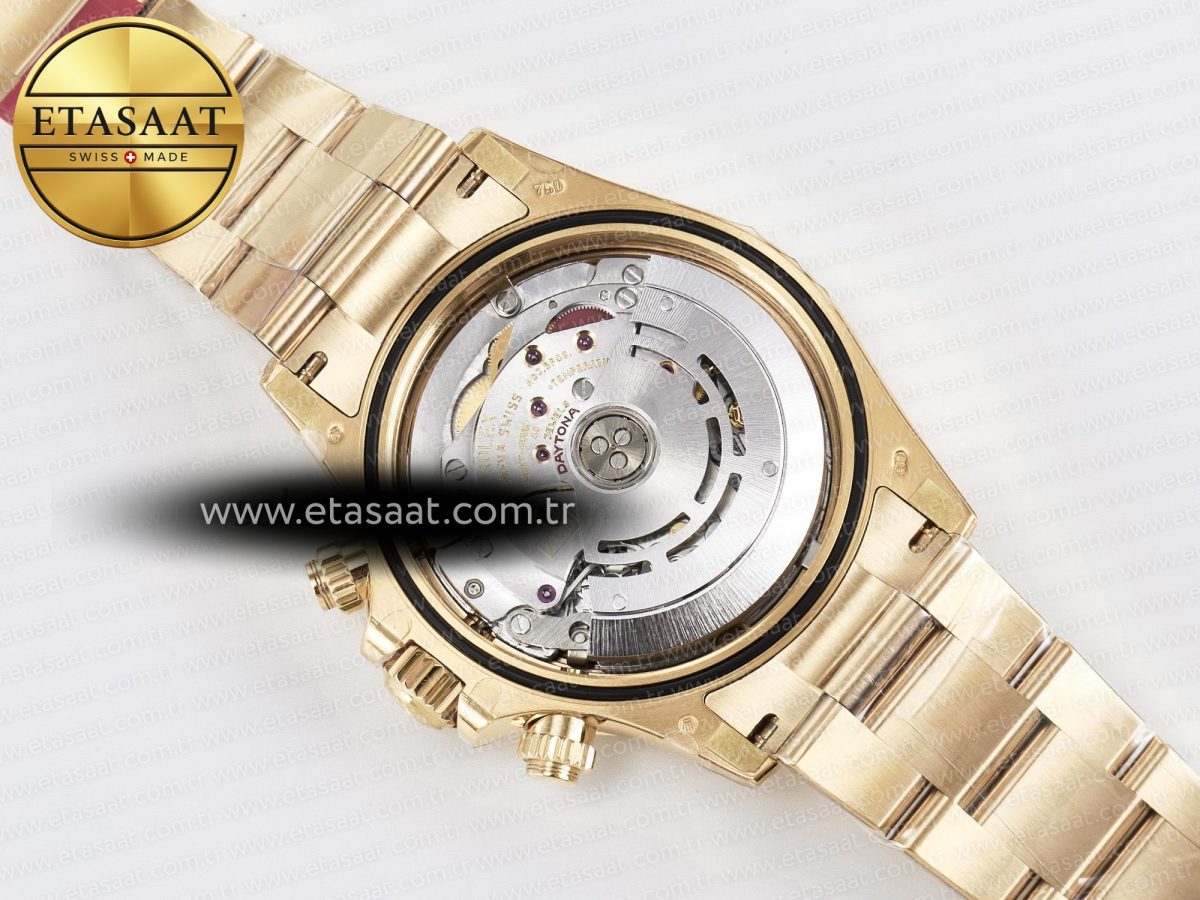 Rolex Daytona 116508 VSF 1:1 Best Edition Green Dial Steel 904L on YG Bracelet DD4130 - Görsel 20