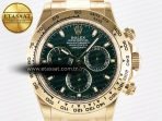 Rolex Daytona 116508 VSF 1:1 Best Edition Green Dial Steel 904L on YG Bracelet DD4130 - Görsel 4