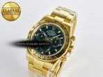 Rolex Daytona 116508 ZF 1:1 Best Edition Green Dial on YG Bracelet SH4130 (Gain Weight)