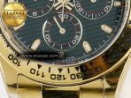 Rolex Daytona 116508 ZF 1:1 Best Edition Green Dial on YG Bracelet SH4130 (Gain Weight) - Görsel 12