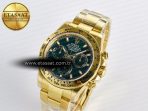Rolex Daytona 116508 ZF 1:1 Best Edition Green Dial on YG Bracelet SH4130 (Gain Weight) - Görsel 2